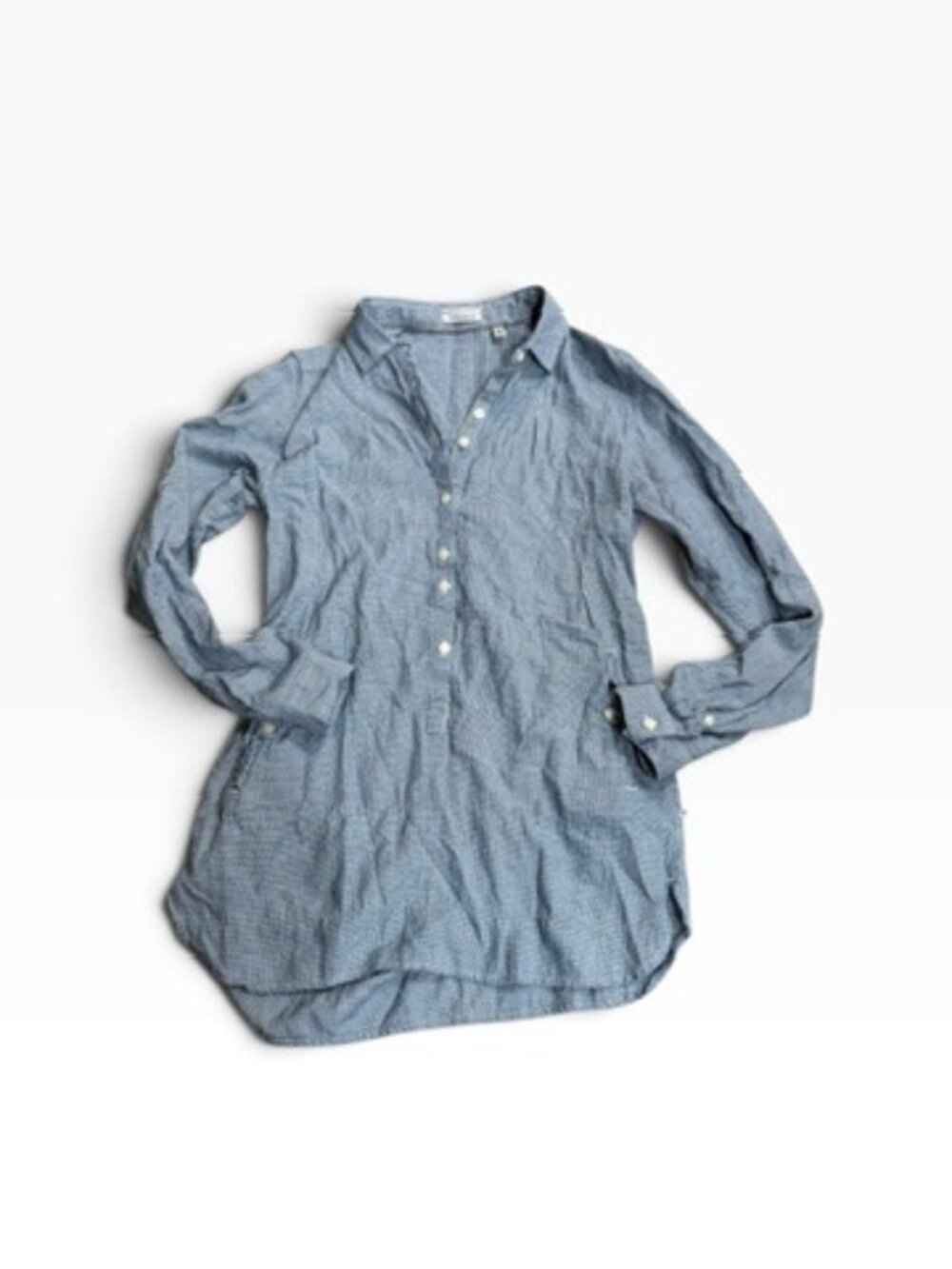 Toad & Co Long Sleeve Tunic Shirt top Blouse Women's Size S Small